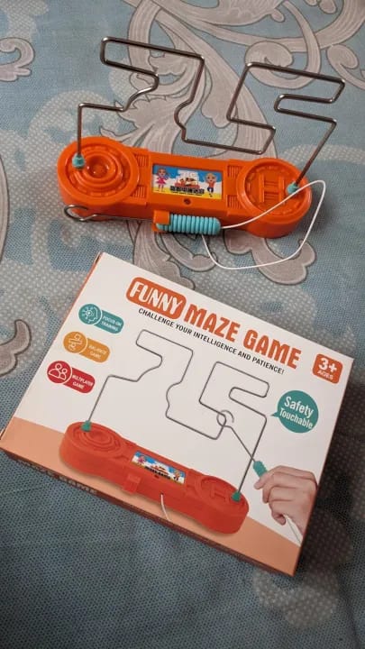 Electric Shock Toy Education Electric Touch Funny Maze Game Party Funny Game Science Experiment Toys For Kids(random Color) ₨612