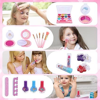 Girls Make Up Set | Portable Makeup Beauty Box For Kids